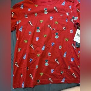 Polo by Ralph Lauren Red Graphic Kids Shirt